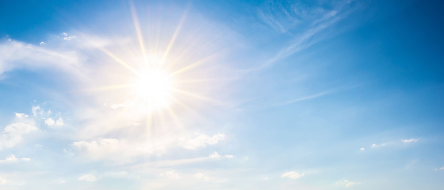 Blendung & Hitze sind ohne Sonnenschutz belastend