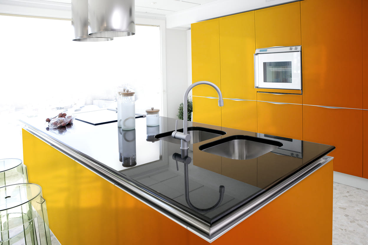 3,2€/m² Plotterfolie MATT 15 orange 200 x 106 cm  Möbel-Folie selbstklebend 